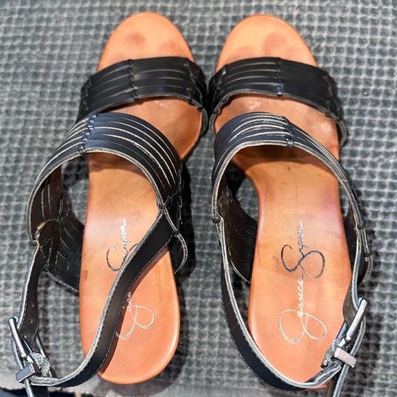 Jessica Simpson Black Wedges - Picture 9 of 13
